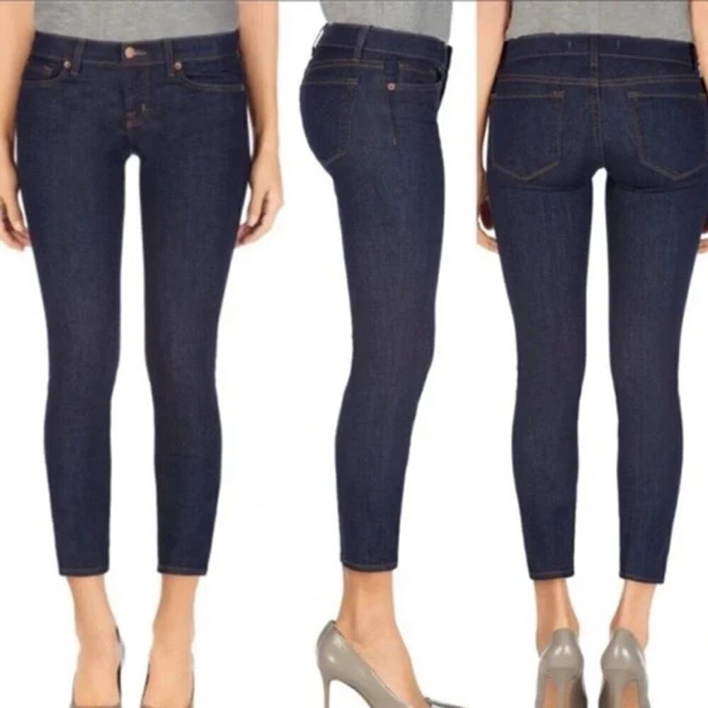 J BRAND Capri Jeans Pure Wash Dark Size 26 Cropped Skinny